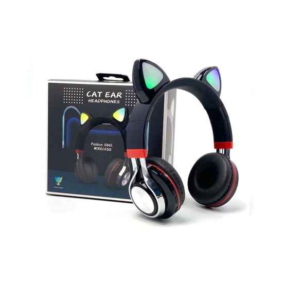 CAT EAR STYLE WIRELESS BLUETOOTH HEADPHONE M-01 MP3/CELLPHONE/PC BLACK CAT EAR STYLE WIRELESS BLUETOOTH HEADPHONE M-01 MP3/CELLPHONE/PC BLACK